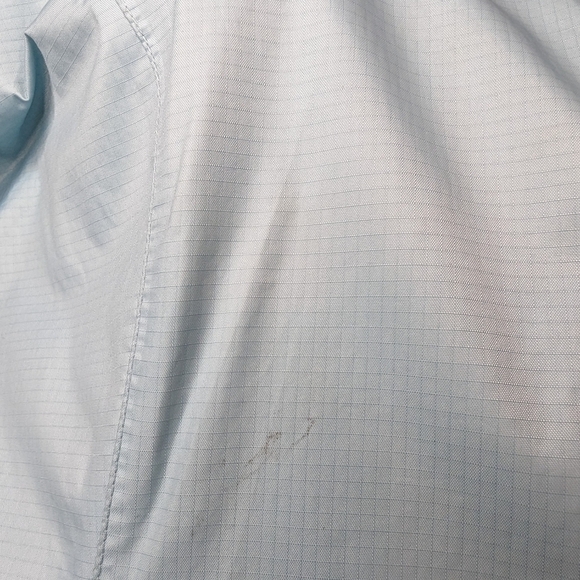 Eddie Bauer Womens Blue Hooded Rain Jacket, Size S - Picture 9 of 10